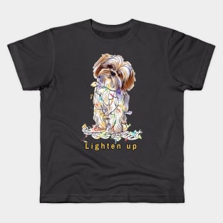 Lighten up Shih Tzu Kids T-Shirt